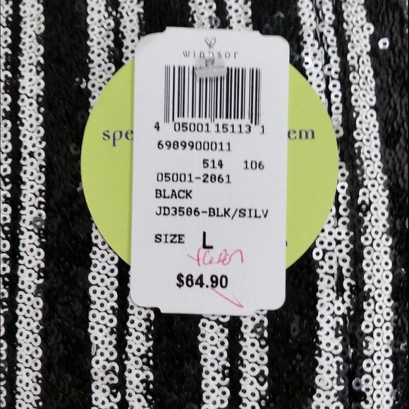 New black and white sequin dress - Picture 3 of 3